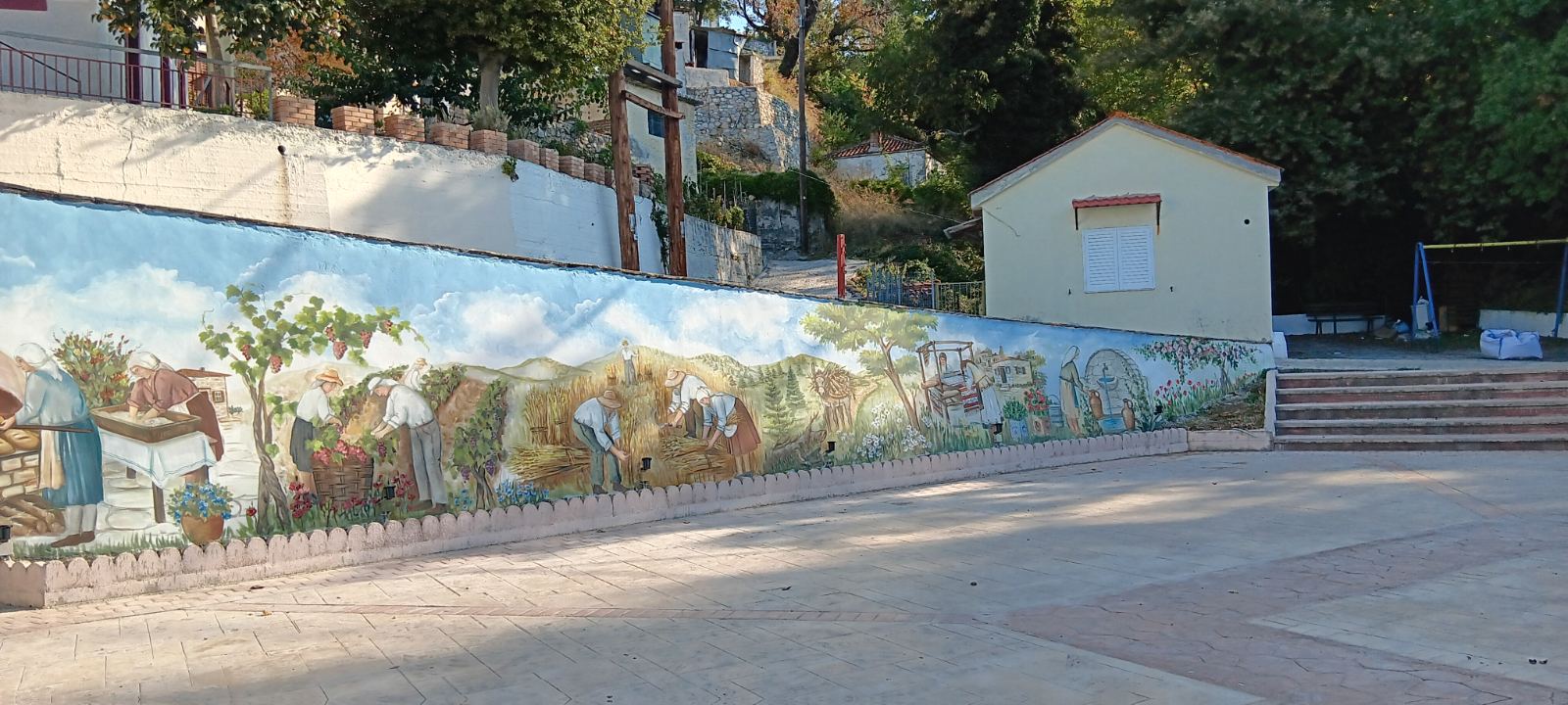 Τοιχογραφία Πλατείας - Μέρος 1